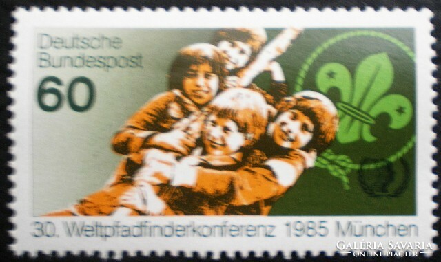 N1254 / Németország 1985 Cserkészvilágkonferencia bélyeg postatiszta