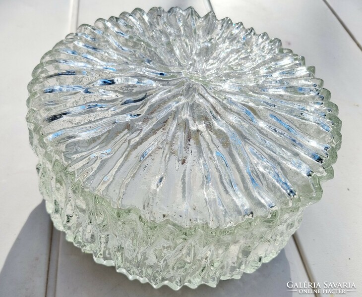 Vintage ice glass mennyezeti lámpa