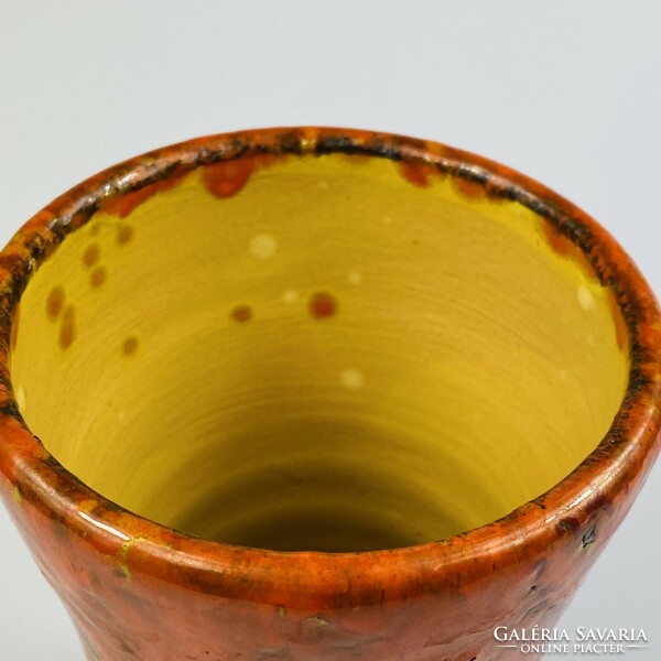 Ceramic vase and bowl - pond head