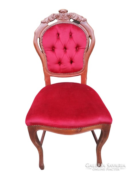 Baroque tufted back chairs