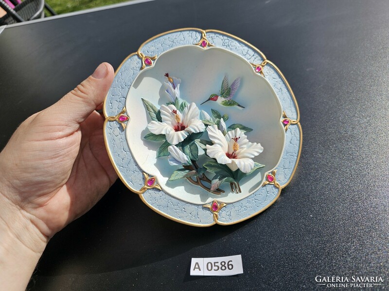 A0586 lena liu English decorative plate 17 cm