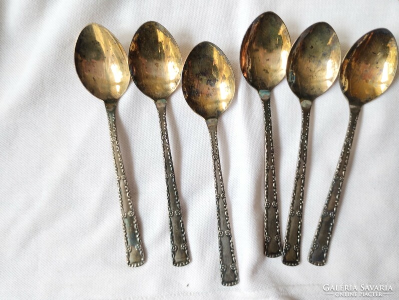 Gold-plated Russian spoons