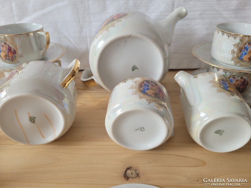 Drasche baroque scenic tea set