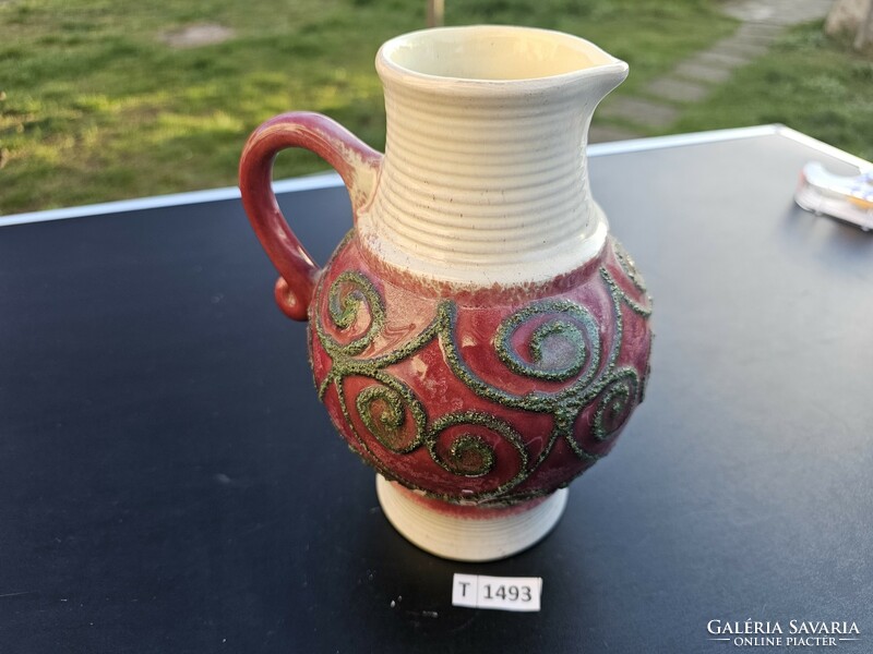 T1493 GDR ceramic jug German 19 cm