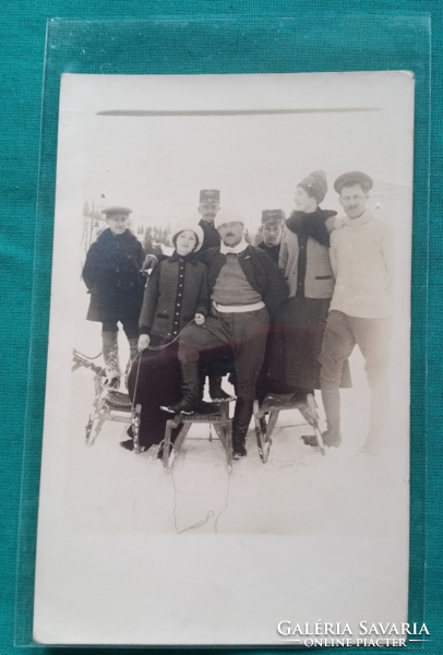 Antique photo postcard, 1916 Lausanne