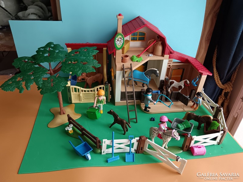 Playmobil, manor house, stable
