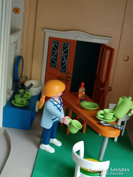 Playmobil, house, furnished