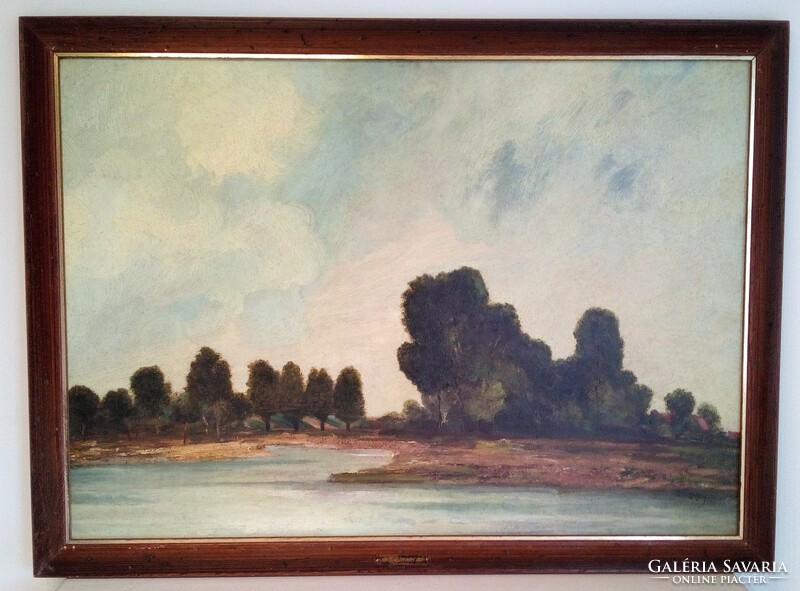 Painting, Olgyay Ferenc, landscape