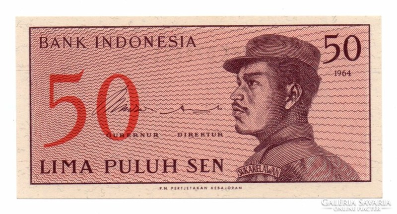 50 Sen 1964 Indonesia