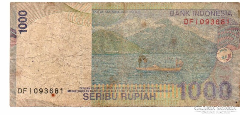 1,000 Rupiah 2,000 Indonesia