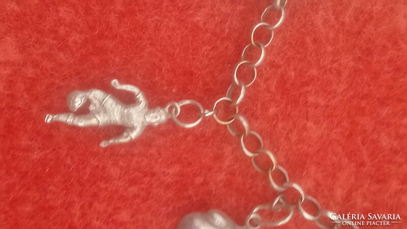 Bracelet decorated with antique silver zuszus hallmarked