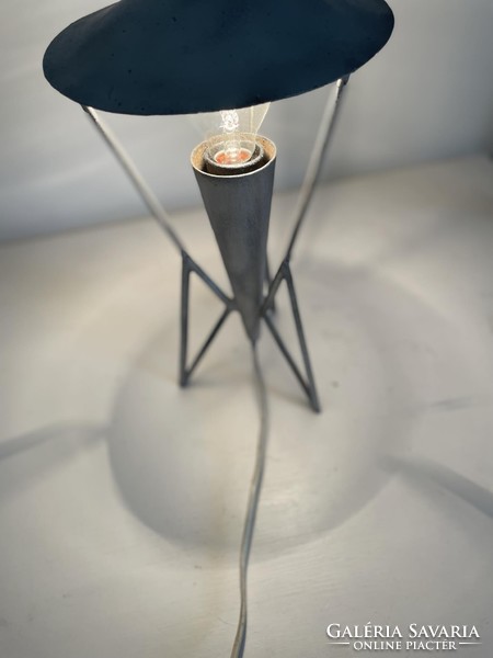 Mid-century rocket tripod lamp