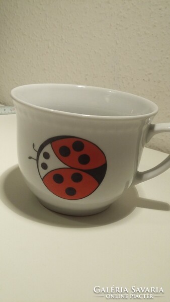Ljubljana ladybug porcelain children's mug, cup