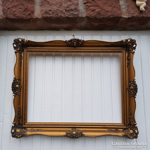 Picture frame: blondel, fold 61 x 81 cm, 78 x 98 cm outer size, for 60x80 canvas