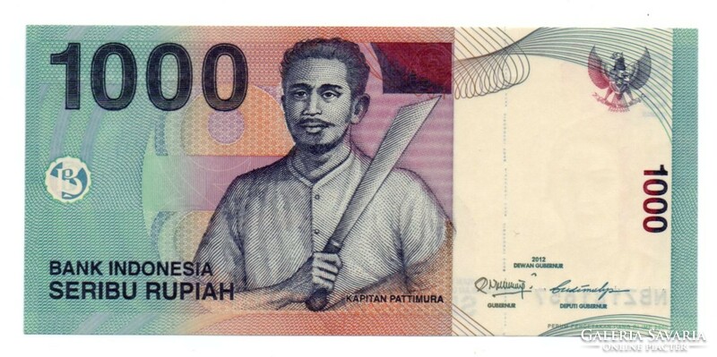 1.000     Rúpia    2012       Indonézia