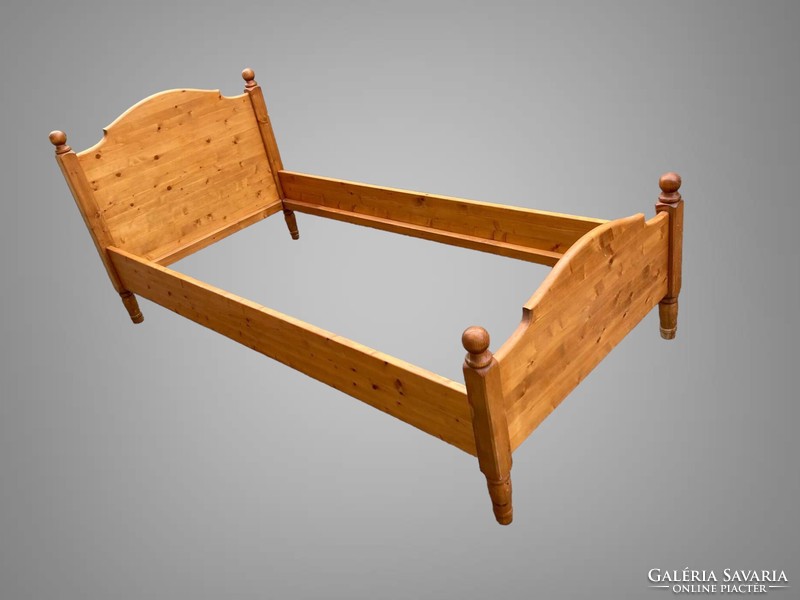 Rustic single bed frame