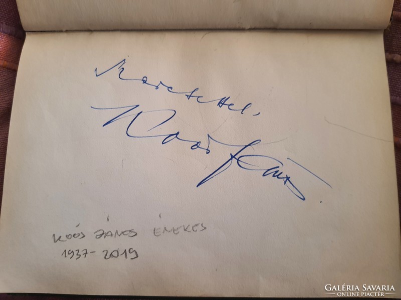 Autographs of Latinovits, Latabár, János Razz, Rodolfó, János Koós, a total of 33 signatures 1959-63