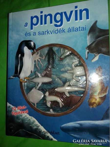 Beautiful interactive penguin and arctic animals picture book with 12 animal figures according to the pictures