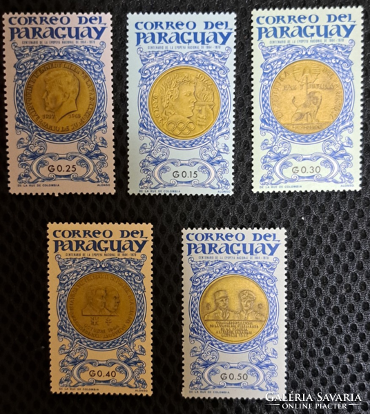 Híres emberek Paraguay bélyegek   F/7/6