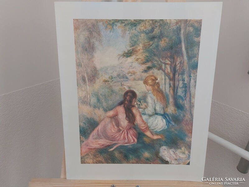 (K) international art club (1965) 4 Renoir prints, reproduction 35x43 cm