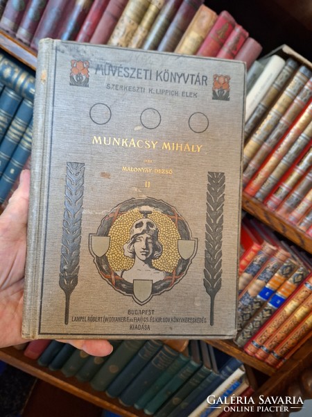 1911 Elek Dr lippich ed. Art library - dezső malonyay: münkacsy m. I-.Ii.Róbert Lampel edition