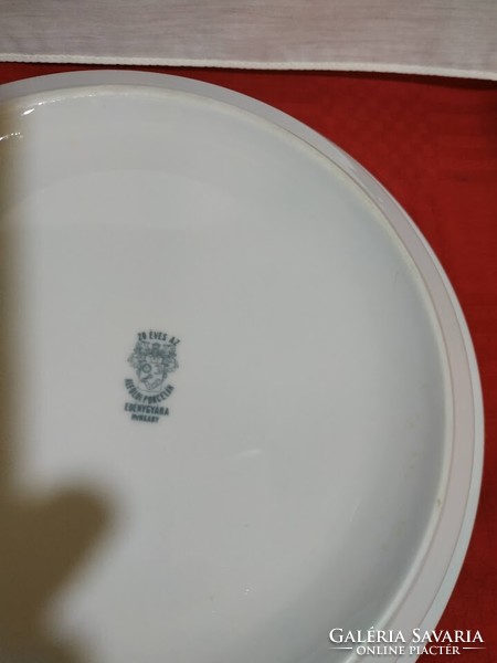 Ritka retro Alföldi porcelán bögre és két főzelékes tányér "kórház" felírattal