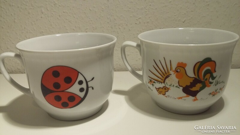 Ljubljana rooster porcelain children's mug, cup