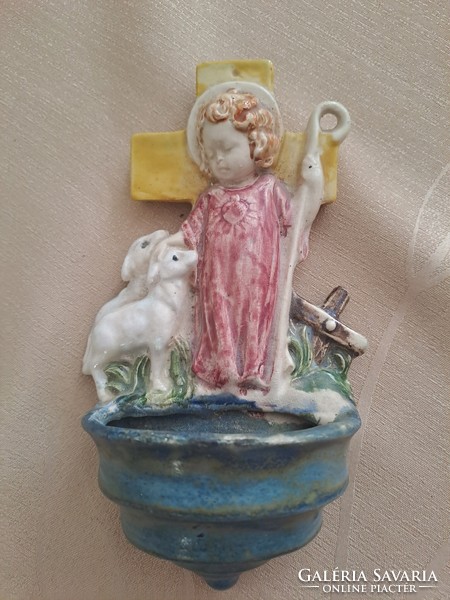 Szentelvíztartó Antik darab porcelán