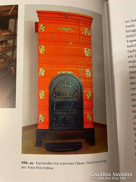 Extravagant tile stove art-deco designed by m. Powolny
