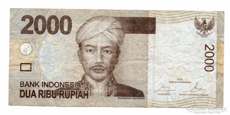 2000 Rupiah 2015 Indonesia