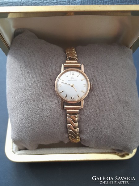 Certina women's vintage mechanical wristwatch.