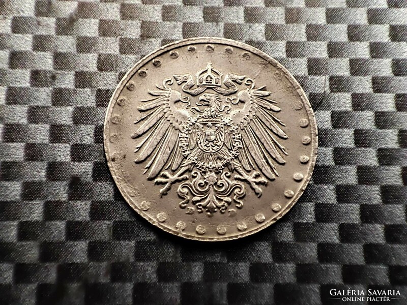 Germany 10 pfennig, 1917 iron magnetic mint mark d - Munich