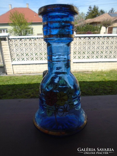 Antik XIX-.XX. sz. elejéről bedermejer harag formájú váza igen nagy 25 cm kuriózum