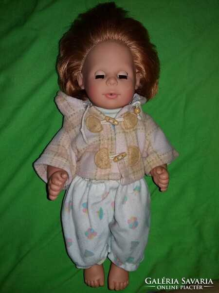 Original serial number götz boy doll along vinyl artist doll in beautiful condition 40 cm according to the pictures