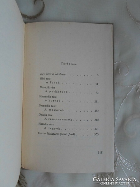 Curzio Malaparte: Kaputt (Milliók könyve; Európa, 1966; olasz dokumentumregény, II. világháború)