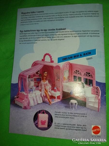 Retro 1998 MATTEL Barbie baba játék katalógus szép állapotban a képek szerint