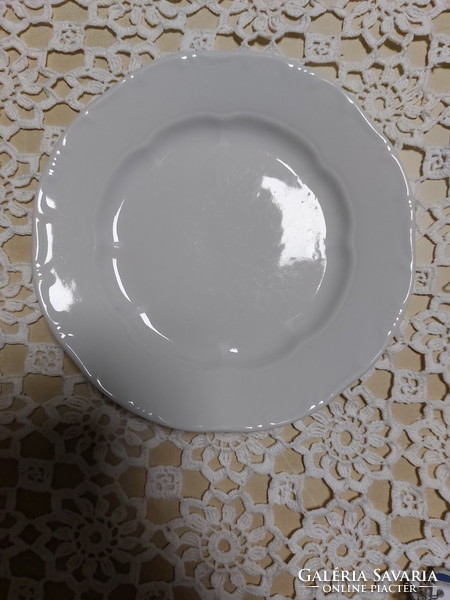 Zsolnay white, porcelain cake plate 1pc, without markings
