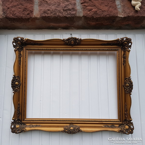 Picture frame: blondel, fold 61 x 81 cm, 78 x 98 cm outer size, for 60x80 canvas