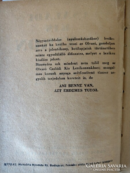 Családi kis lexikon 1942