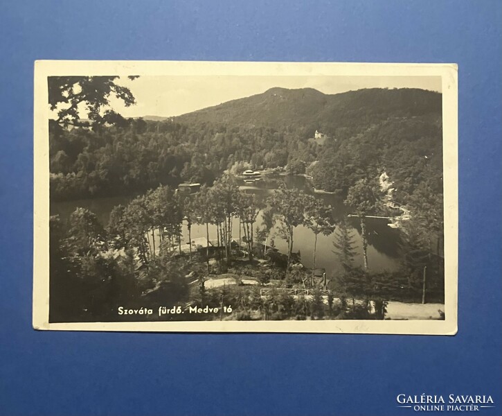 SZOVÁTA,MEDVE TÓ  - KÉPESLAP 1943 RPPC