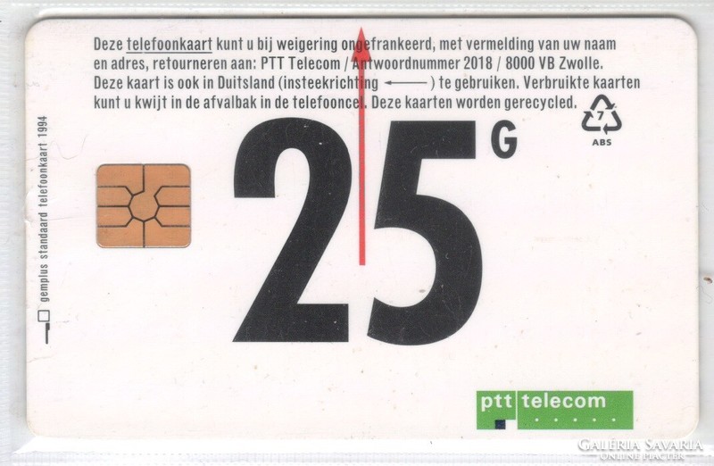 Foreign phone card 0546 Dutch