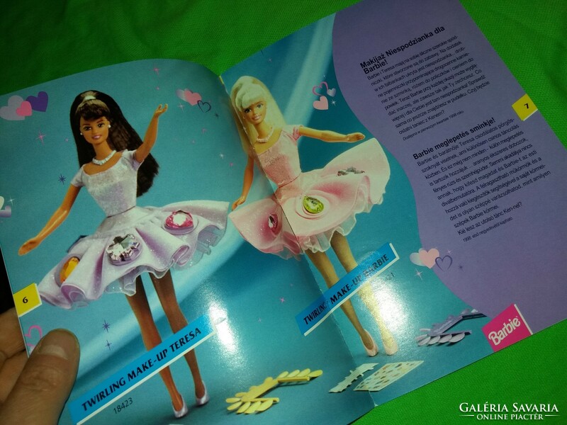 Retro 1998 mattel barbie doll toy catalog in beautiful condition according to pictures