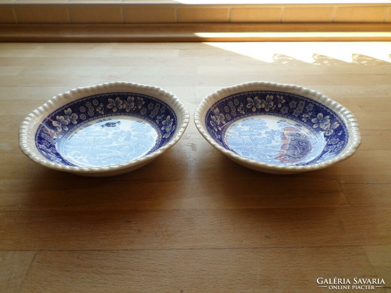 2 English copeland spode porcelain bowls 16 cm