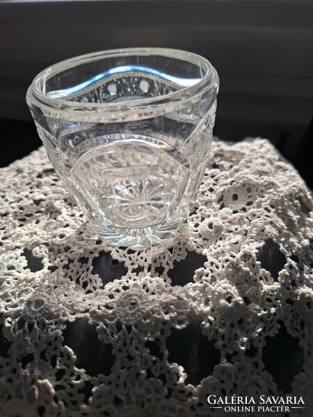Csiszolt kristály pohár TOA 10