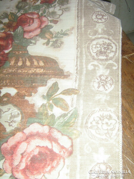 Shabby chic vintage rose filigree bedspread