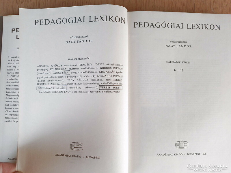 Pedagógiai lexikon L-Q