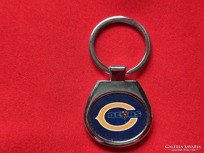 Chicago bears / nfl metal key ring