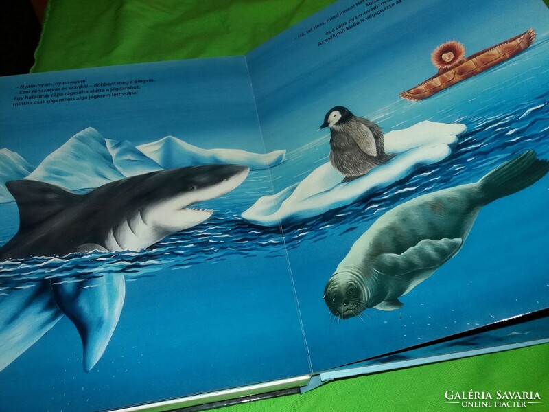 Beautiful interactive penguin and arctic animals picture book with 12 animal figures according to the pictures