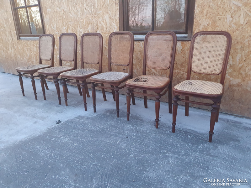 Antique Viennese thonet 6 evaluation pieces!!!