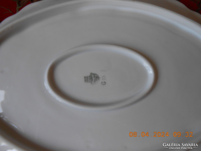 Zsolnay tendril pattern serving bowl